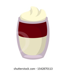 Vector design of coffee and glass sign. Graphic of coffee and mood vector icon for stock.