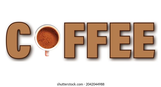 vector design of coffee icon with a mug