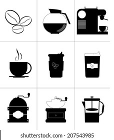 Vector For Design Coffee Machine