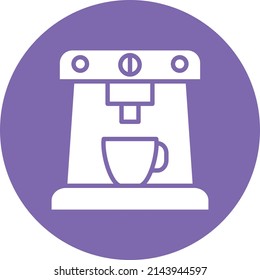 Vector Design Coffee Machine Icon Style