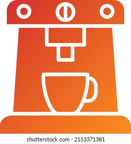 Vector Design Coffee Machine Icon Style