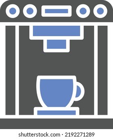 Vector Design Coffee Machine Icon Style