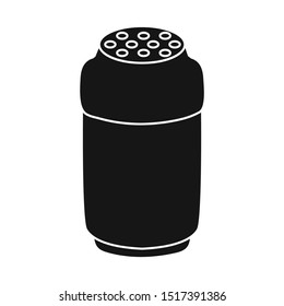 Vector design of coffee and plastic sign. Graphic of coffee and cover stock vector illustration.