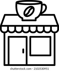 Vector Design Coffee Shop Icon Style