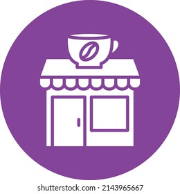 Vector Design Coffee Shop Icon Style