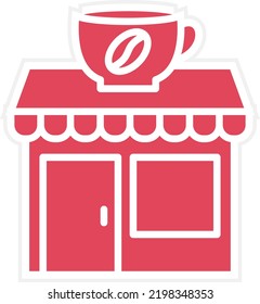 Vector Design Coffee Shop Icon Style
