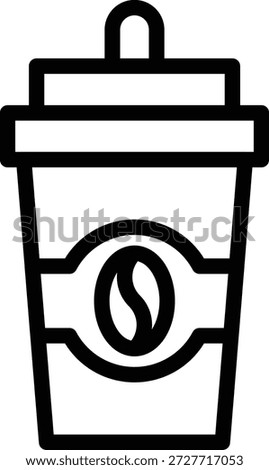 Vector Design Coffee Takeaway Icon Style