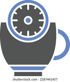Vector Design Coffee Time Icon Style