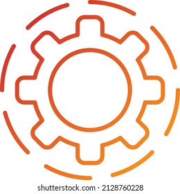 Vector Design Cogwheel Icon Style