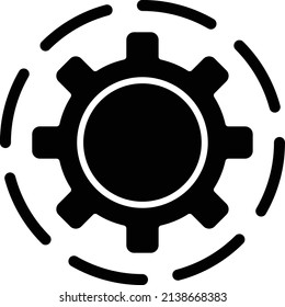 Estilo del icono del volante de diseño del vector