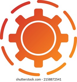 Vector Design Cogwheel Icon Style