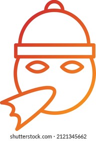 Vector Design Cold Icon Style