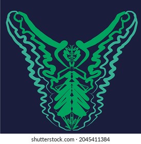 Vector design for collar shirts, shirts, T-shirt. Embroidery ethnic geometric elements for fabric, textile. Aztec geometric neck line design graphics fashion wearing. 