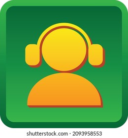 Vector Design color icon costumer service for marketplace 