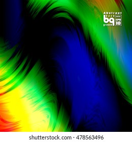 Vector design, colored abstract background, futuristic  illustration, glitch, infinity, rainbow