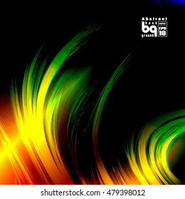 Vector design, colored abstract background, futuristic  illustration, glitch, infinity