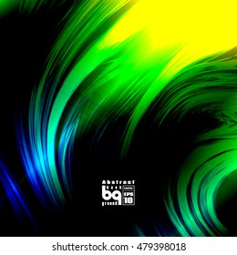 Vector design, colored abstract background, futuristic  illustration, glitch, infinity