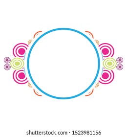 Vector Design of Colorful Circle Ornaments