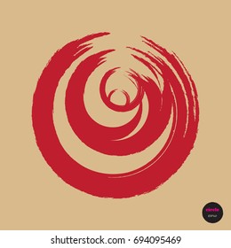 Vector design colorful circles elements template. Frame of circle use to website or business. Big circles background.