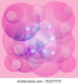 Vector design colorful circles with line elements template. Frame of circle use to website or business. Big circles background.