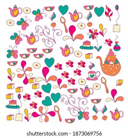 Vector design of colorful pattern