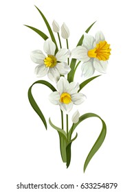 Vector design of colorful vintage flower bouquet for invitation and greeting card design