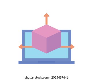 Vector design of colorfull icons
