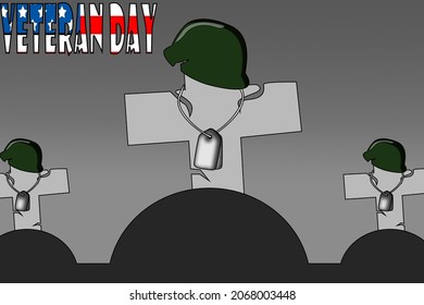 vector design to commemorate veteran day in the USA. to always remember the services of veterans who lived until now or who died on the battlefield