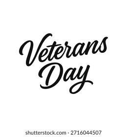 Un diseño de Vector que conmemora el Día de los Veteranos, probablemente con imágenes patrióticas y símbolos de honor y recuerdo para los militares.