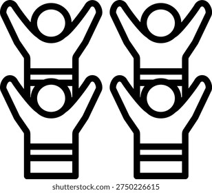 Vector Design Commotion Icon Style