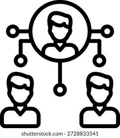 Diseño de Vector Comunicación Hub Icon Style