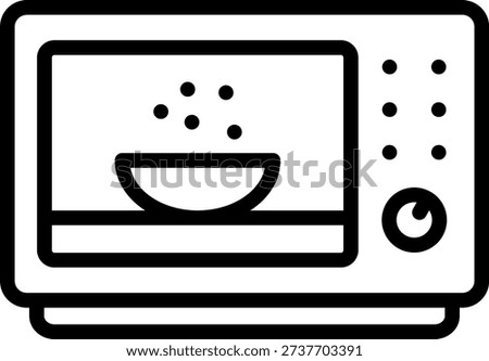 Vector Design Compact Microwave Icon Style