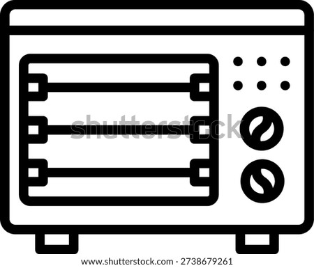 Vector Design Compact oven Icon Style