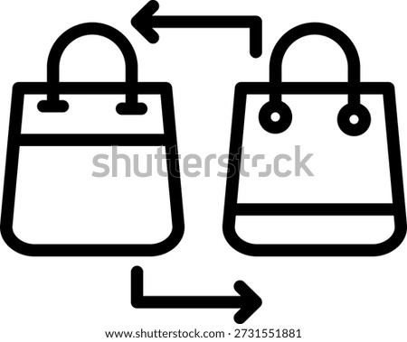 Vector Design Compare Products Icon Style