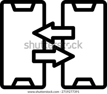 Vector Design Comparison Icon Style