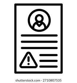 Estilo de icono de queja de diseño de Vector