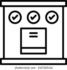 Vector Design Complete Project Icon Style