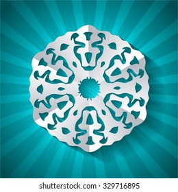 vector design component xmas paper snowflakes pattern satisfied cut white holiday snowfall freeze season abstract background scene ceremony modern mark xmas chilly warm optimistic beauty art crafted s