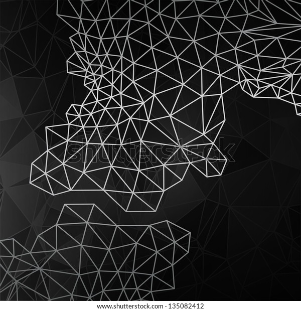 Vector Design Concept Black White Abstract Stock Vector (Royalty Free