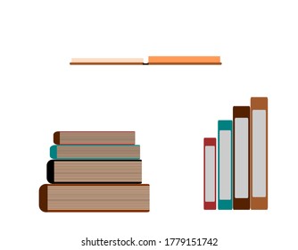 Vector design concept the books