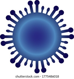 vector design concept of covid 19 pandemic virus 