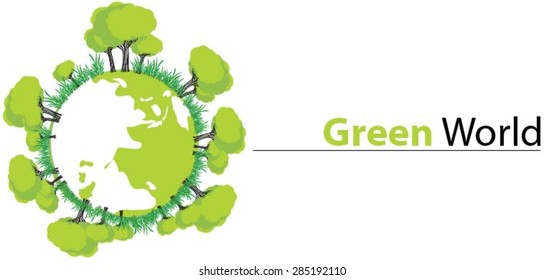 vector design concept for Save the world  