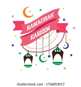 Vektordesign konzeptuell Islamisch-Ramadhan

