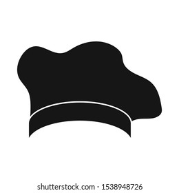 Vector design of confectioner and hat logo. Graphic of confectioner and chef vector icon for stock.