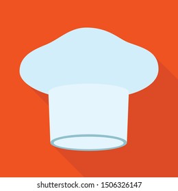 Vector design of confectioner and hat sign. Collection of confectioner and chef stock vector illustration.