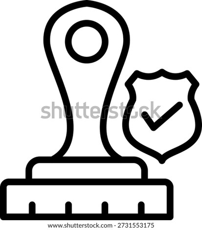 Vector Design Confirmation Icon Style