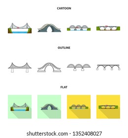 Vector design of connection and design icon. Set of connection and side vector icon for stock.