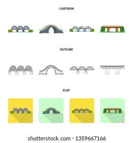 Vector design of connection and design symbol. Collection of connection and side stock symbol for web.