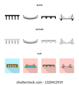 Vector design of connection and design symbol. Set of connection and side vector icon for stock.