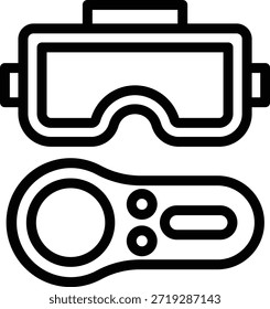 Vector Design Console Icon Style